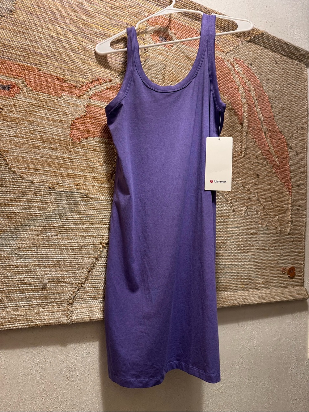 lululemon athletica Scoop Neck Midi Dress in Purple